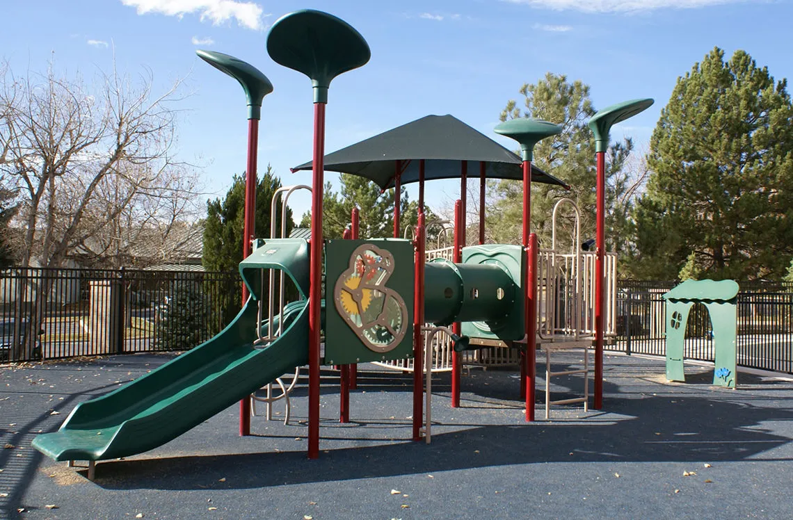 Preschool playground equipment at Ohana Preschool